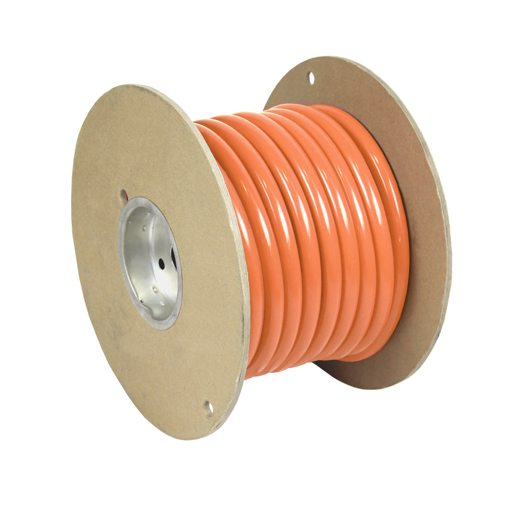Orange 6 AWG Battery Cable - 25'
