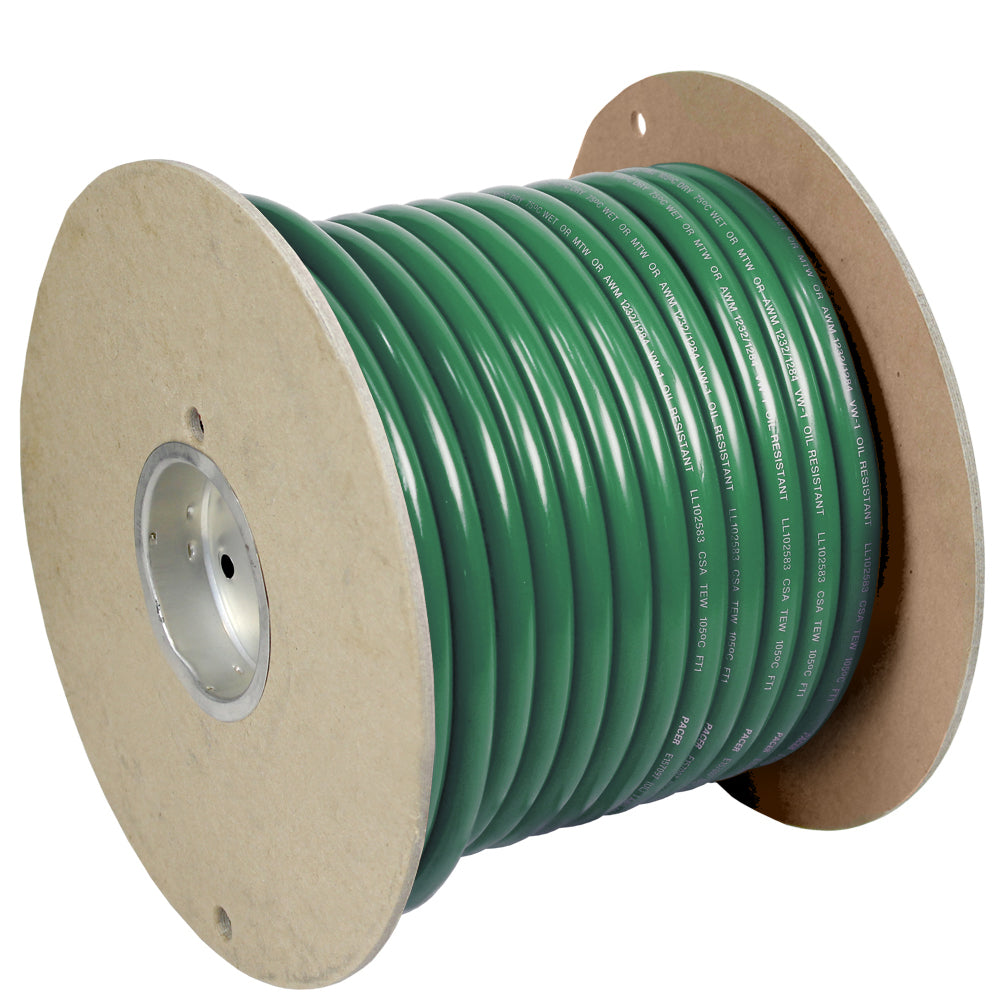 Green 6 AWG Battery Cable - 100'