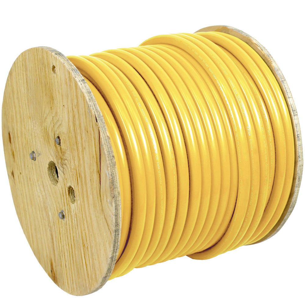 Yellow 6 AWG Battery Cable - 250'