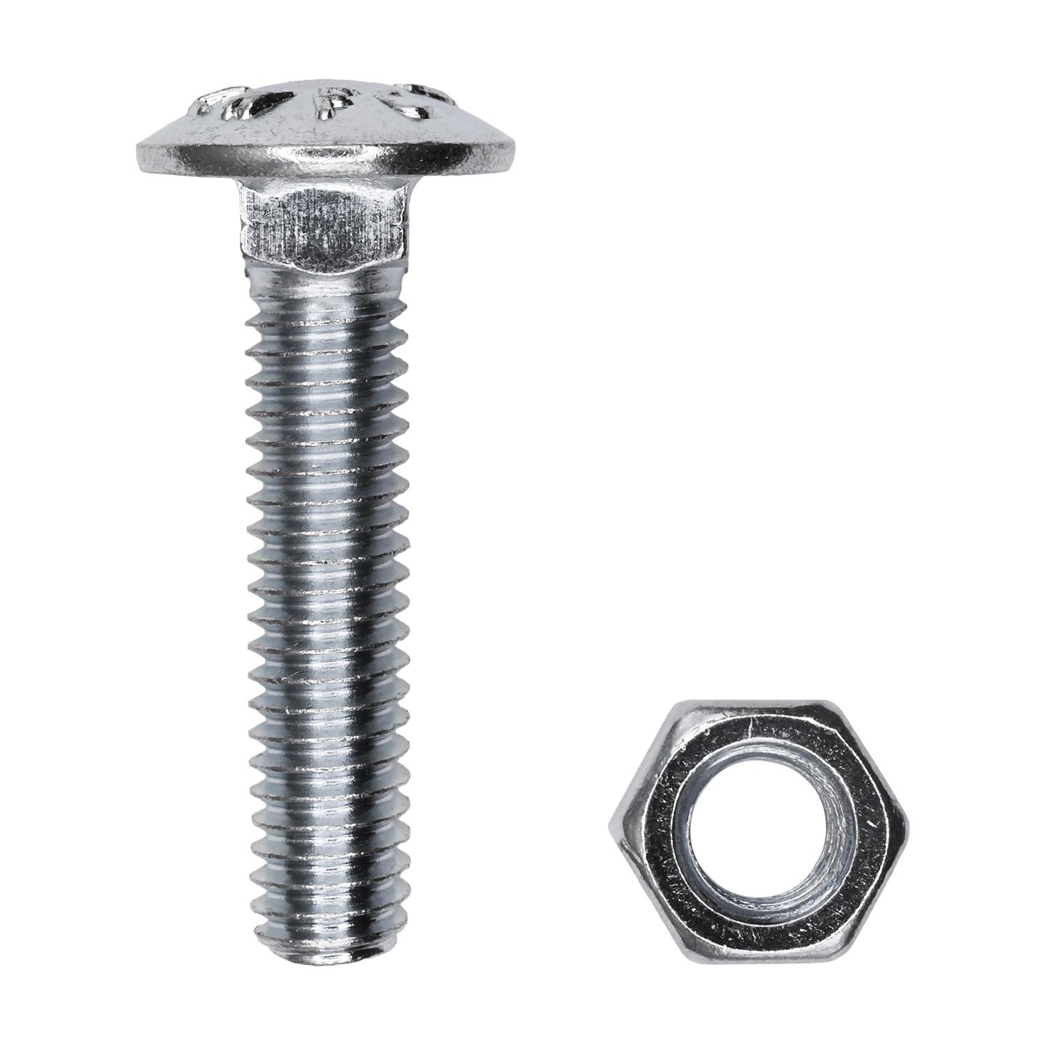 5/16" x 1-1/2" Carriage Bolt Zinc