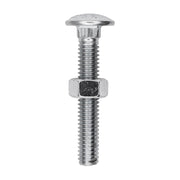 5/16" x 2" Carriage Bolt Zinc