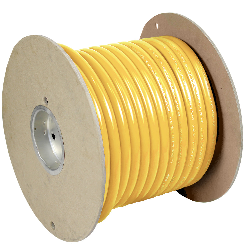 Yellow 2 AWG Battery Cable - 100'