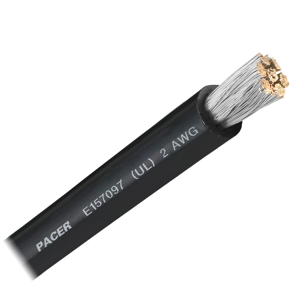 Black 2 AWG Battery Cable - Sold By The Foot