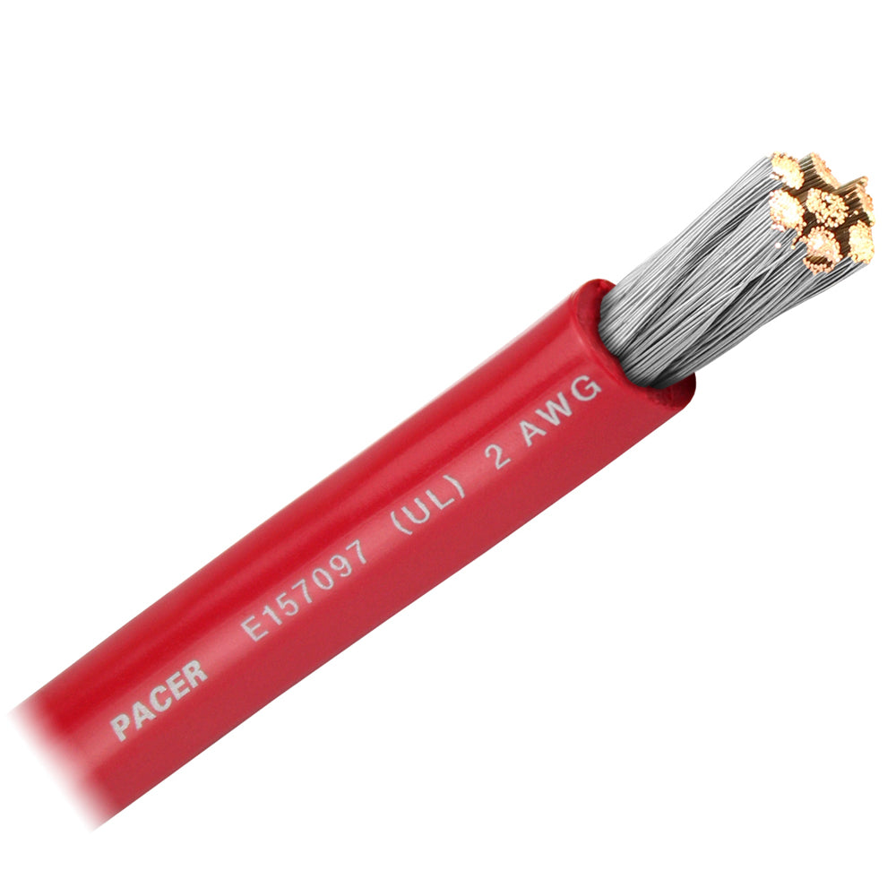 Red 2 AWG Battery Cable - Sold By The Foot