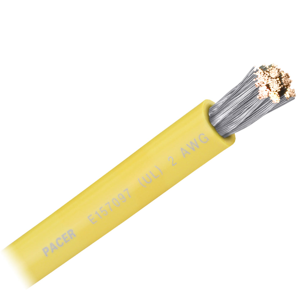 Yellow 2 AWG Battery Cable - Sold By The Foot
