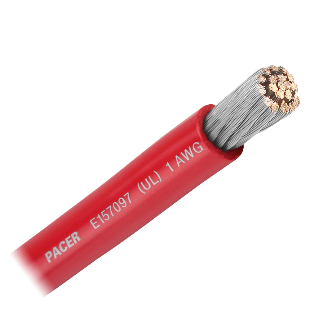 Red 1 AWG Battery Cable - Sold By The Foot