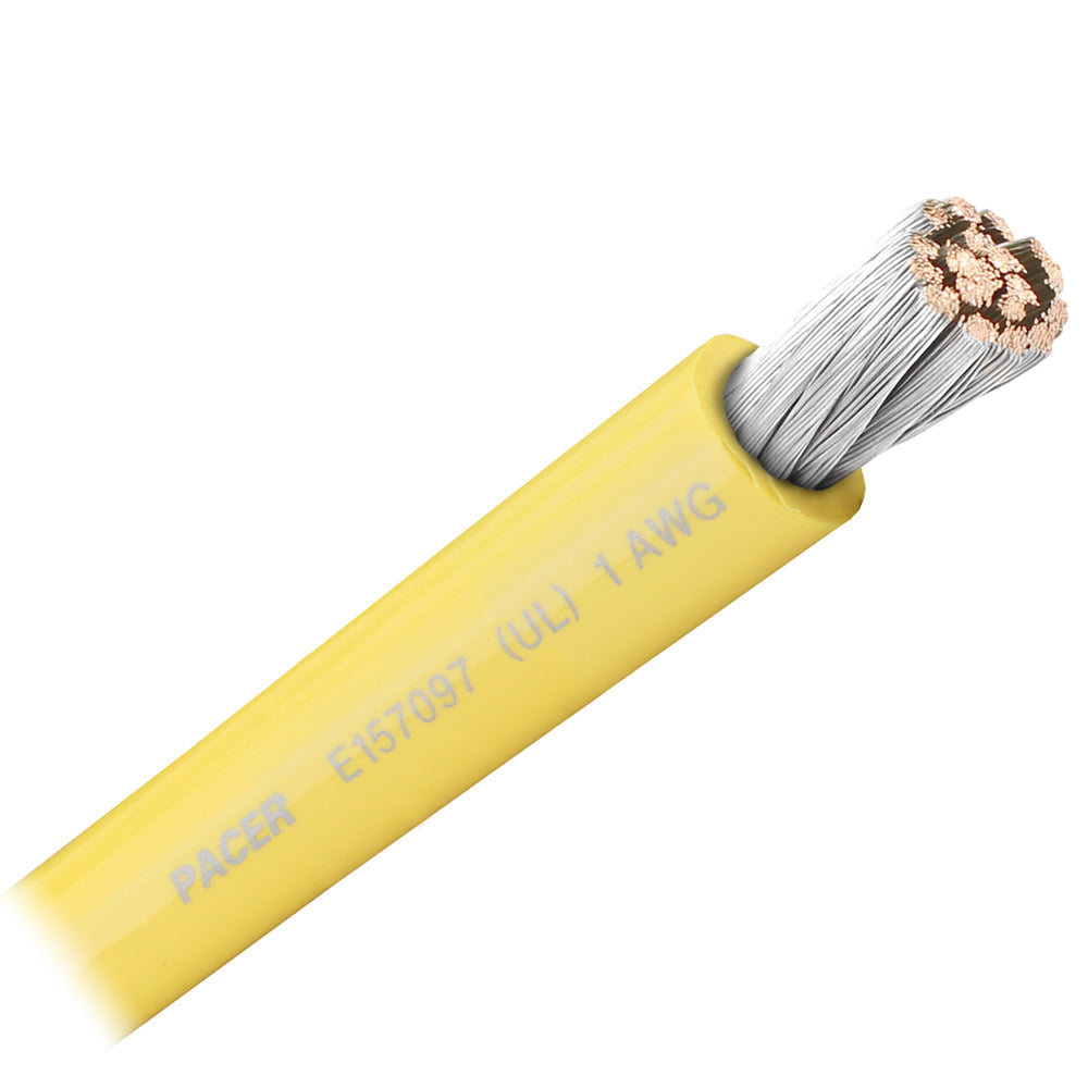 Yellow 1 AWG Battery Cable - Sold By The Foot