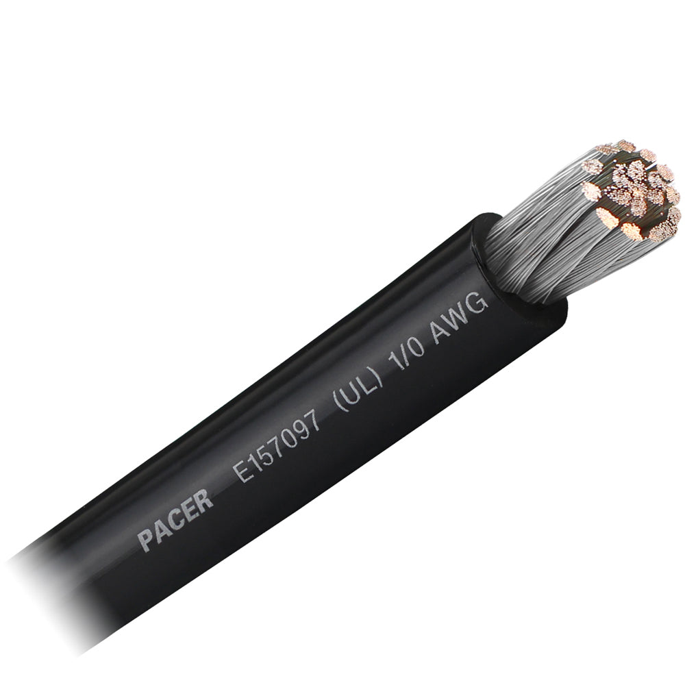 Black 1/0 AWG Battery Cable - Sold By The Foot
