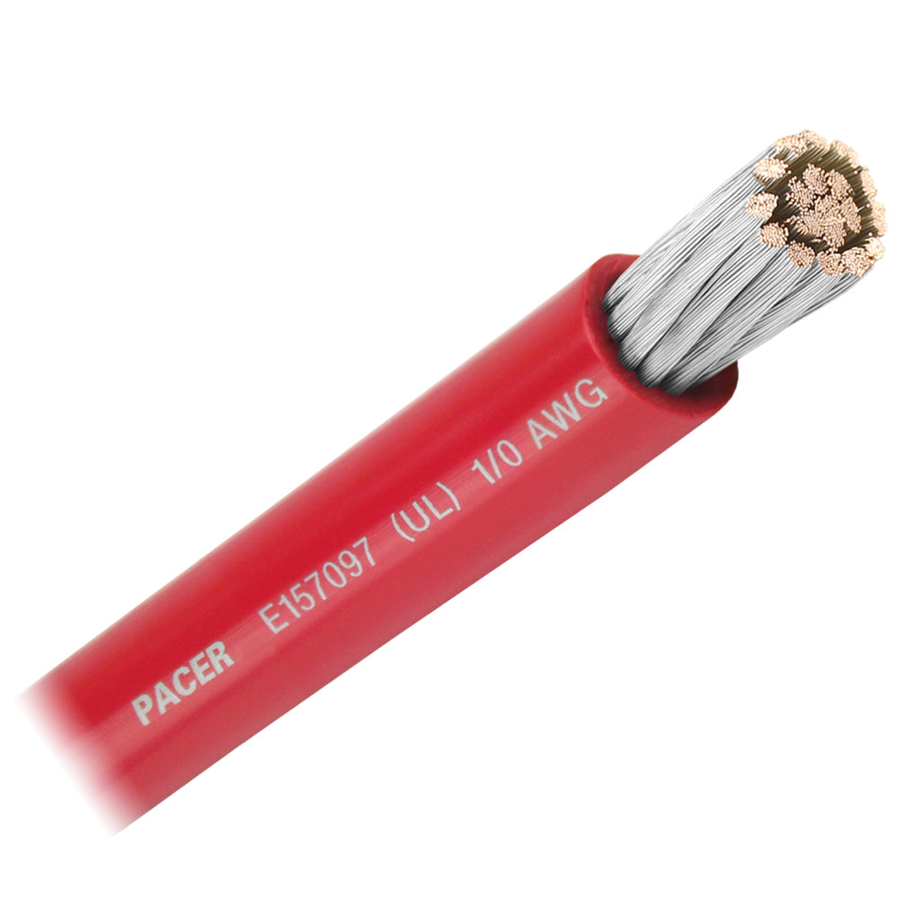 Red 1/0 AWG Battery Cable - Sold By The Foot