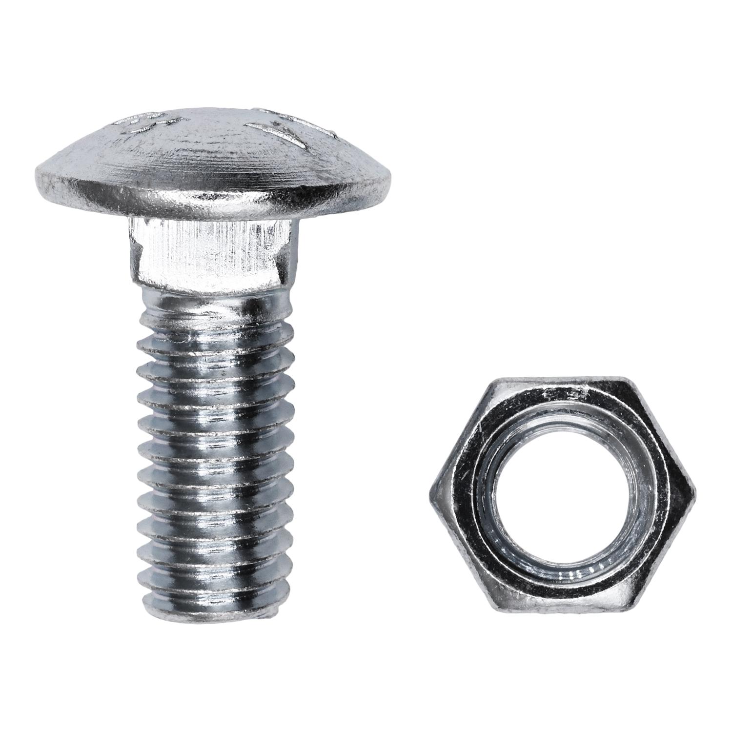 3/8" x 1" Carriage Bolt Zinc