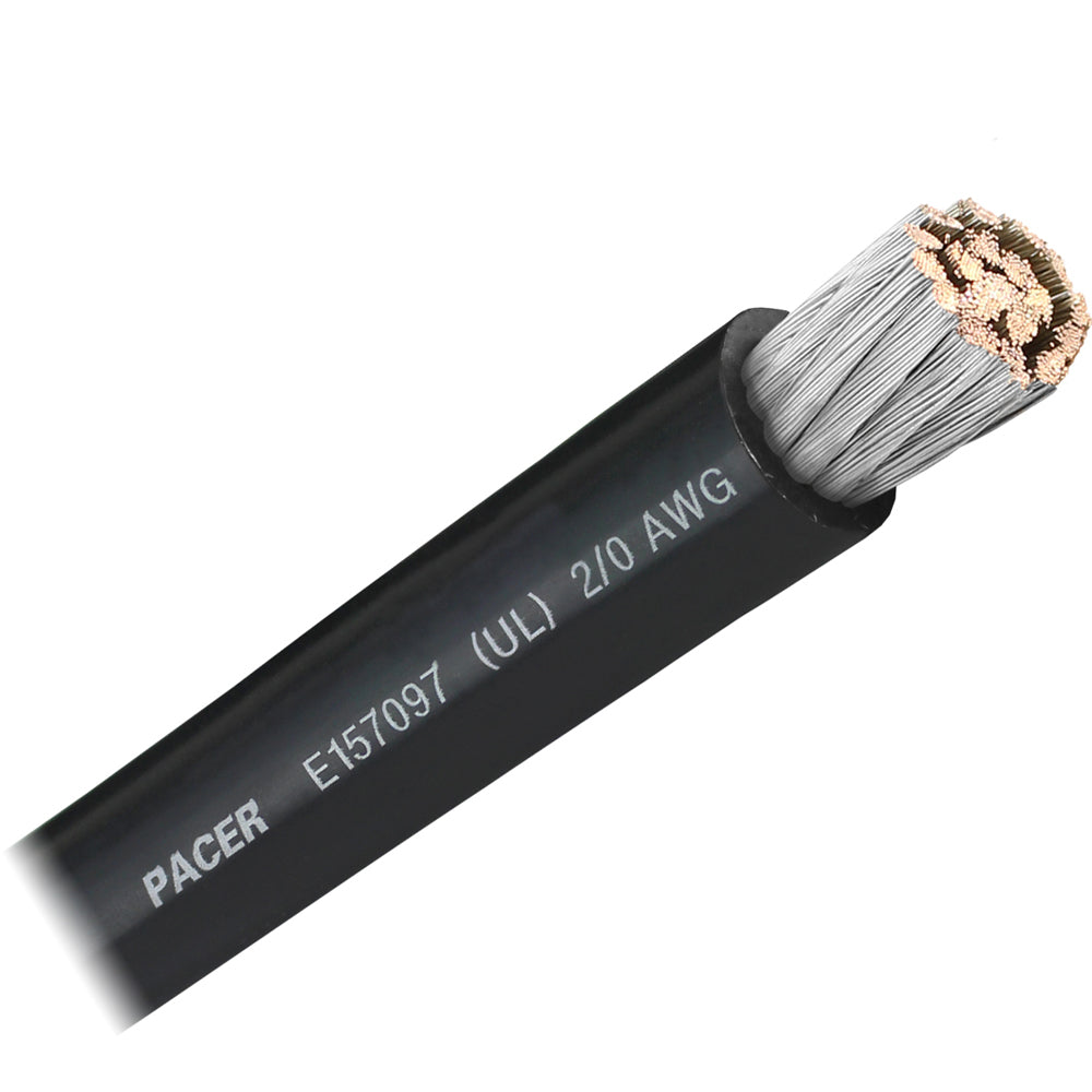 Black 2/0 AWG Battery Cable - Sold By The Foot
