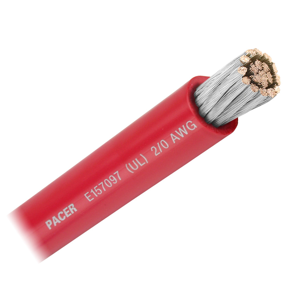 Red 2/0 AWG Battery Cable - Sold By The Foot