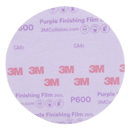 Sanding Disc, Finishing Film, Purple, PK50