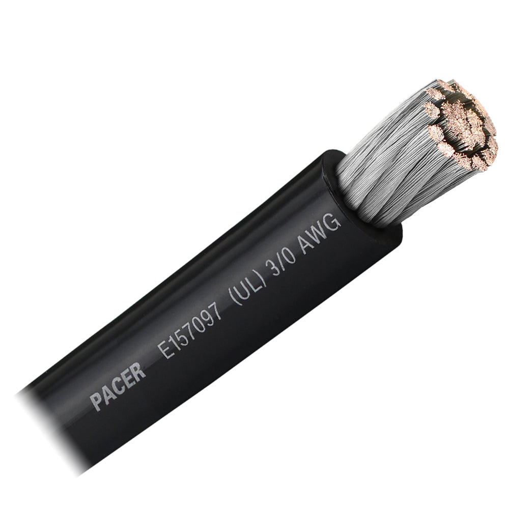 Black 3/0 AWG Battery Cable - Sold By The Foot