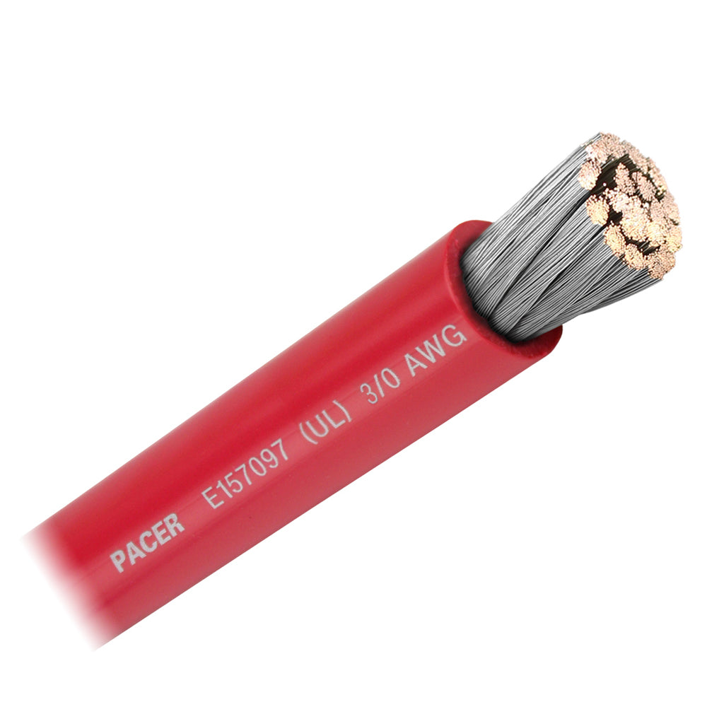 Red 3/0 AWG Battery Cable - Sold By The Foot