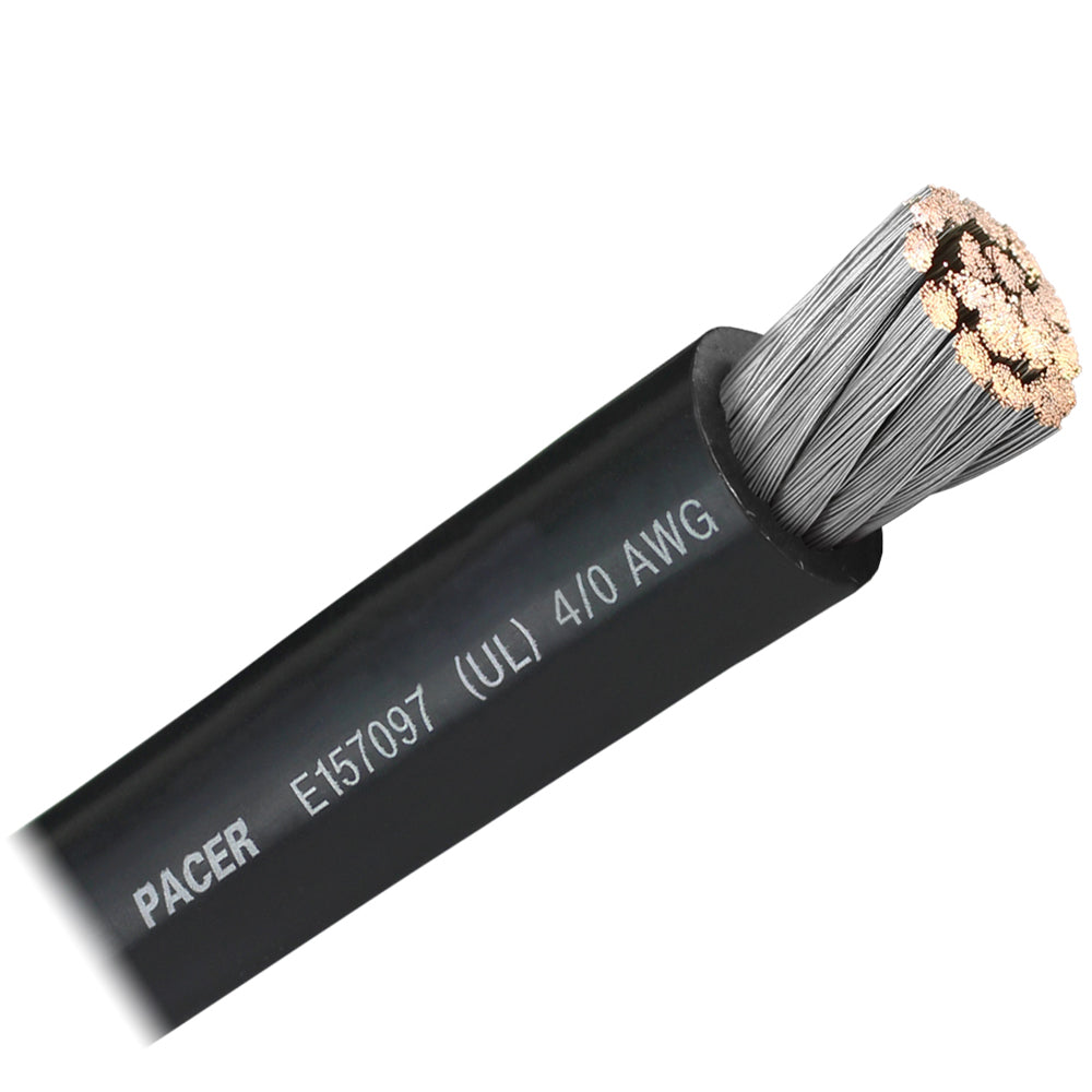 Black 4/0 AWG Battery Cable - Sold By The Foot