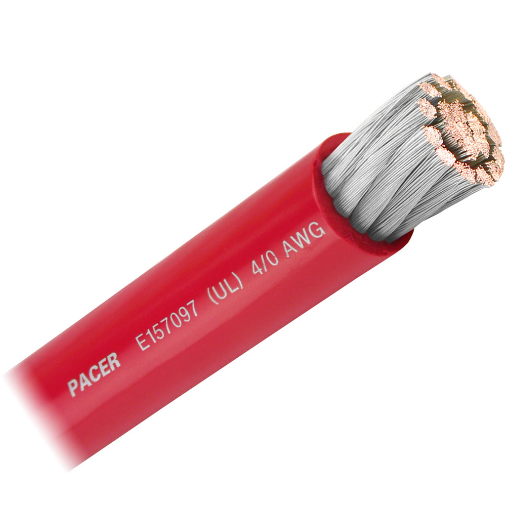 Red 4/0 AWG Battery Cable - Sold By The Foot