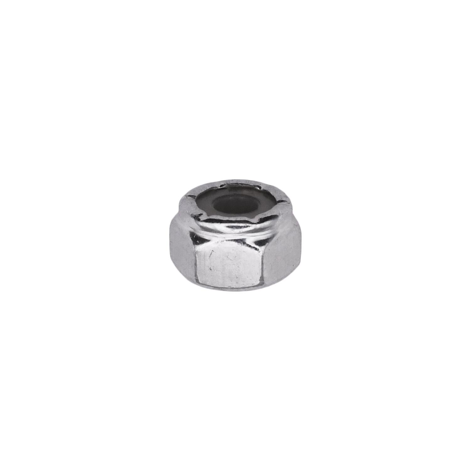 8-32 Nylon Insert Hex Stop Nut Zinc