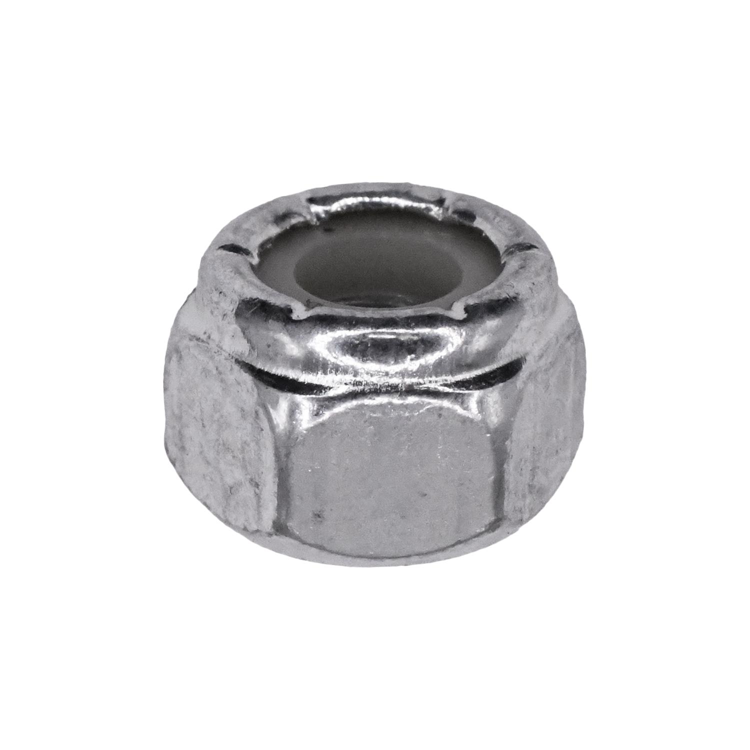 1/4"-20 Nylon Insert Hex Stop Nut Zinc