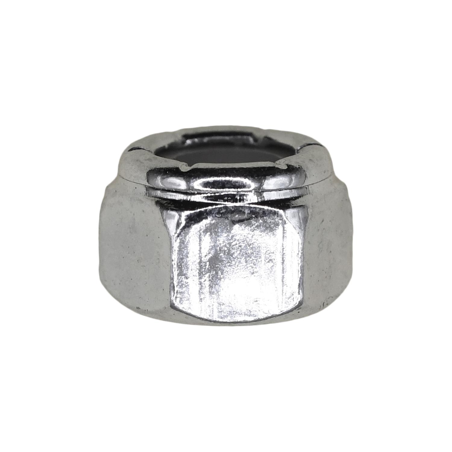 1/4"-28 Nylon Insert Hex Stop Nut Zinc