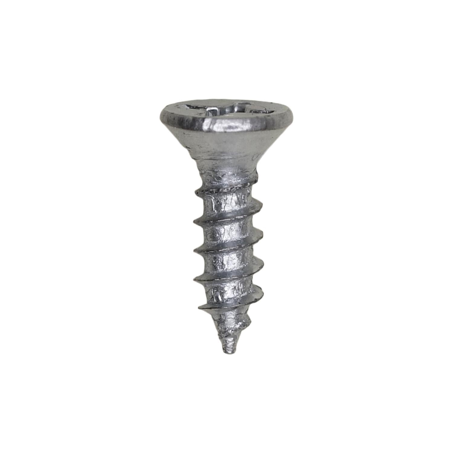 6 x 1/2" Phillips Flat Head Wood Screw Zinc