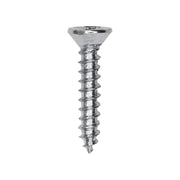 6 x 3/4" Phillips Flat Head Wood Screw Zinc