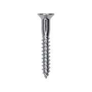 8 x 1-1/4" Phillips Flat Head Wood Screw Zinc