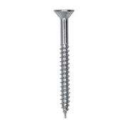 8 x 1-3/4" Phillips Flat Head Wood Screw Zinc