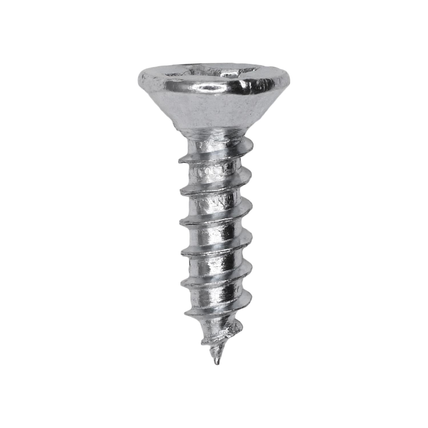 10 x 3/4" Phillips Flat Head Wood Screw Zinc