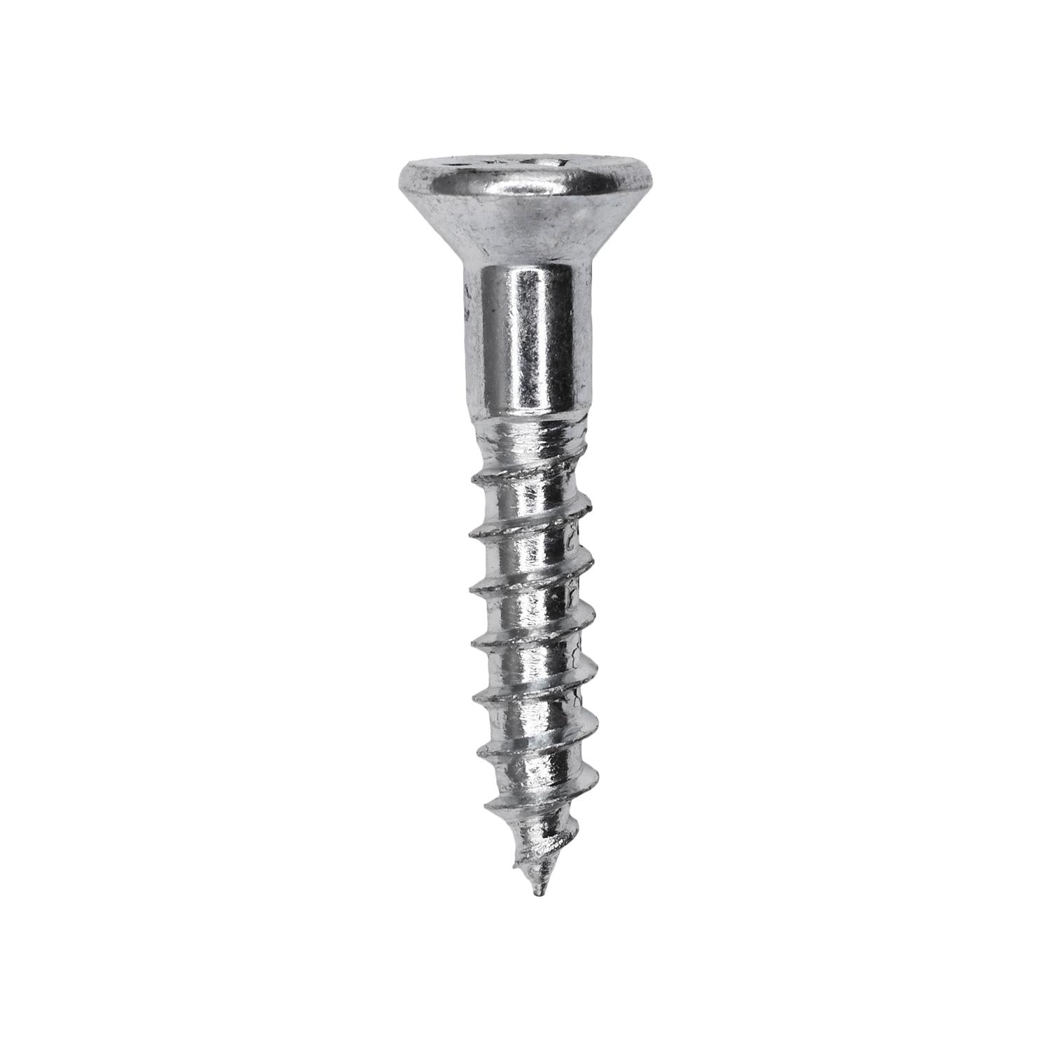 12 x 1-1/4" Phillips Flat Head Wood Screw Zinc