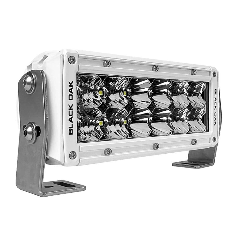Pro Series 3.0 Double Row 6" LED Light Bar - Combo Optics - White Housing