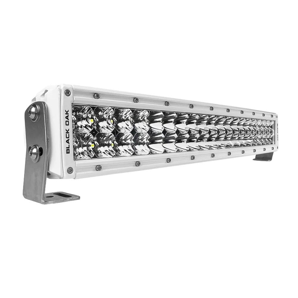 Pro Series 3.0 Curved Double Row 20" LED Light Bar - Combo Optics - White Housing
