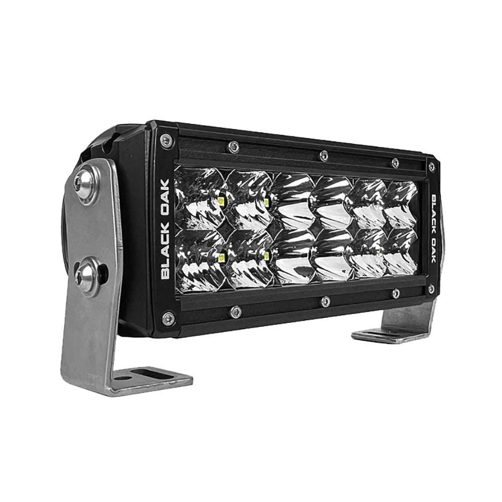 Pro Series 3.0 Double Row 6" LED Light Bar - Combo Optics - Black Housing