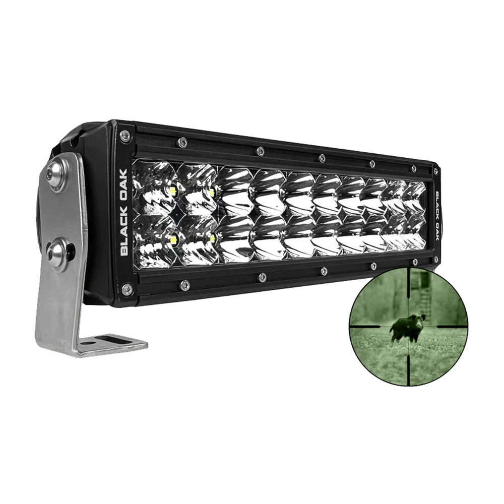 Pro Series Double Row Combo Infrared 10" 940nm Light Bar