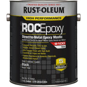 Epoxy Mastic Coating Base, Black, Semi-Gloss, 1 gal, 130 to 220 sq ft/gal, 9100 Series