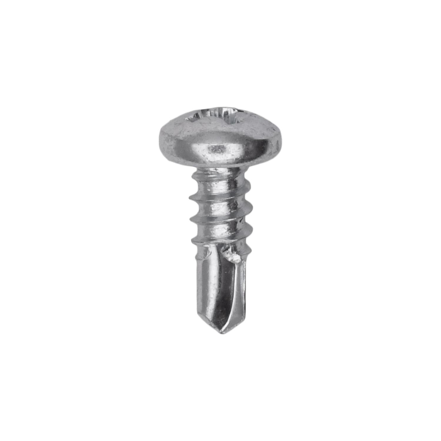 #8-18 x 7/16" Phillips Pan Head Number 2 Teks Screw Zinc