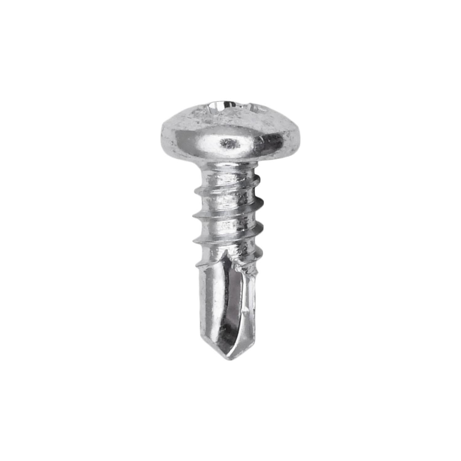 #8 x 1/2" Phillips Pan Head Teks Tapping Screw Zinc