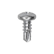 #10-16 x 1/2" Phillips Pan Head Number 2 Teks Screw Zinc