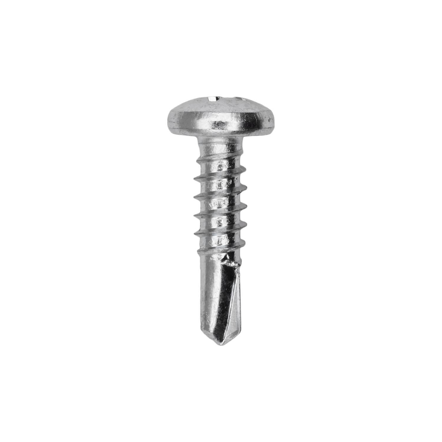 #10-16 x 3/4" Phillips Pan Head Number 2 Teks Screw Zinc