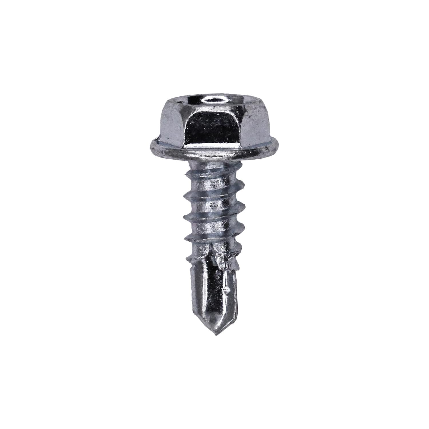 #8-18 x 7/16" Hex Washer Head Number 2 Teks Screw Zinc