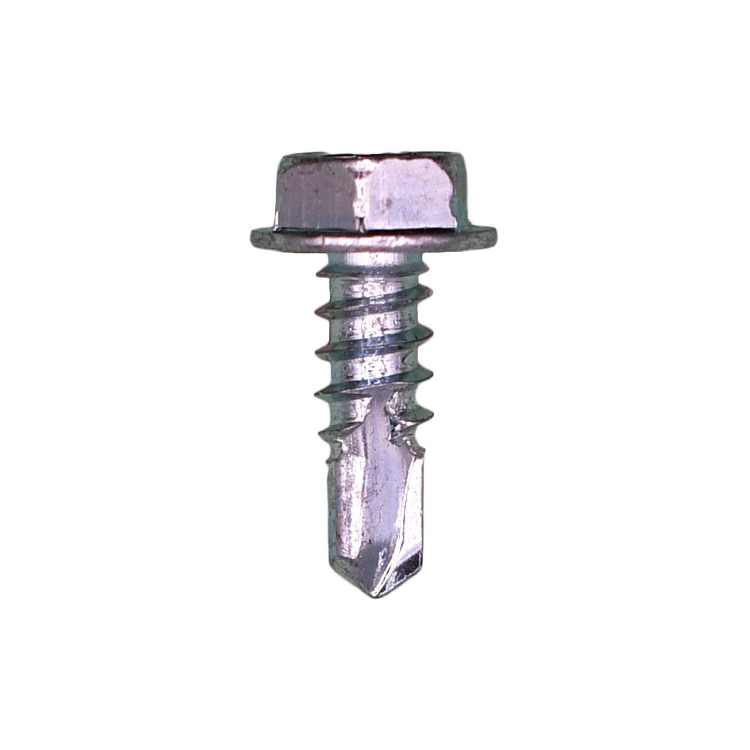 #8 x 1/2" Hex Washer Head Teks Tapping Screw Zinc
