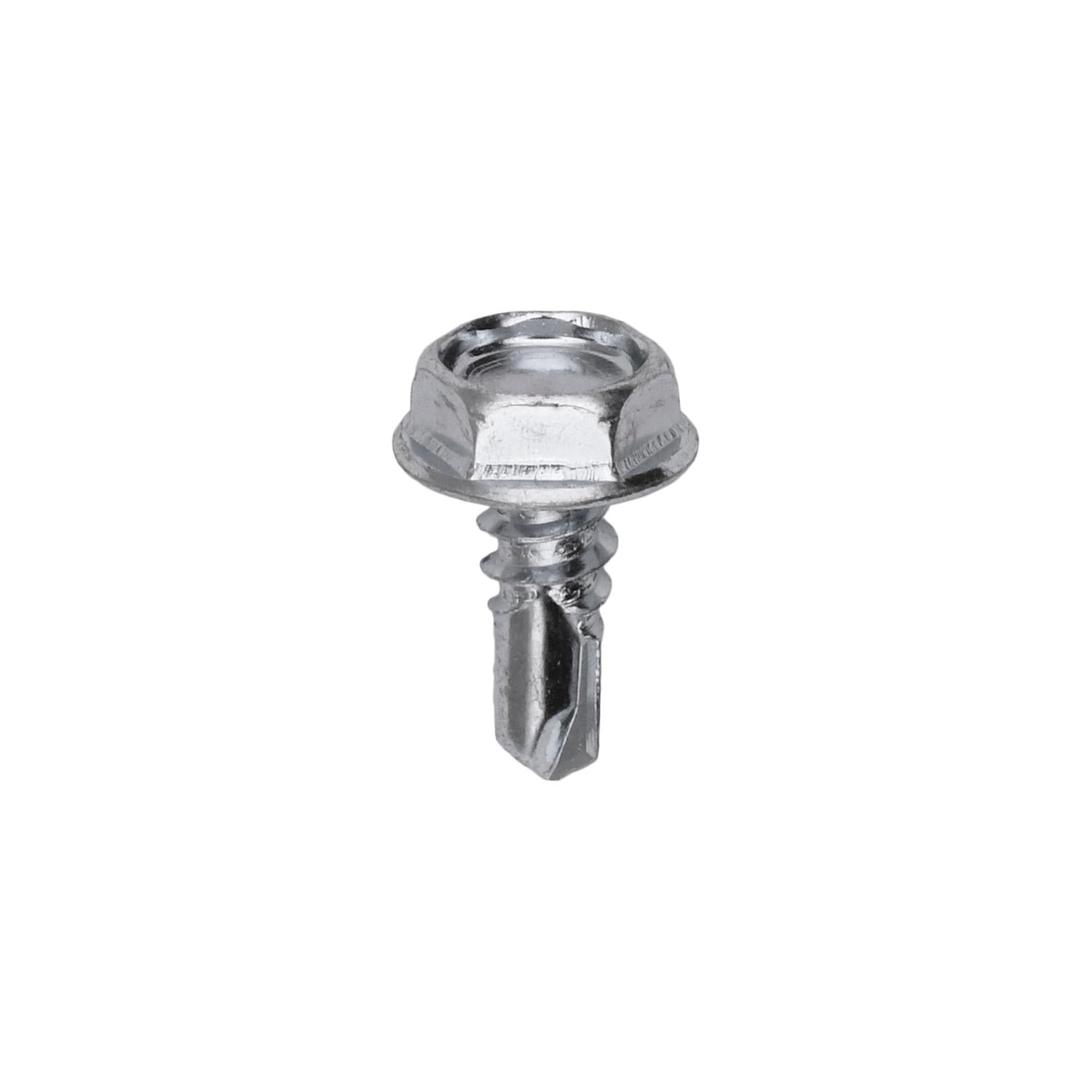 #10 x 1/2" Hex Washer Head Teks Tapping Screw Zinc