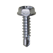 #10 x 3/4" Hex Washer Head Teks Tapping Screw Zinc