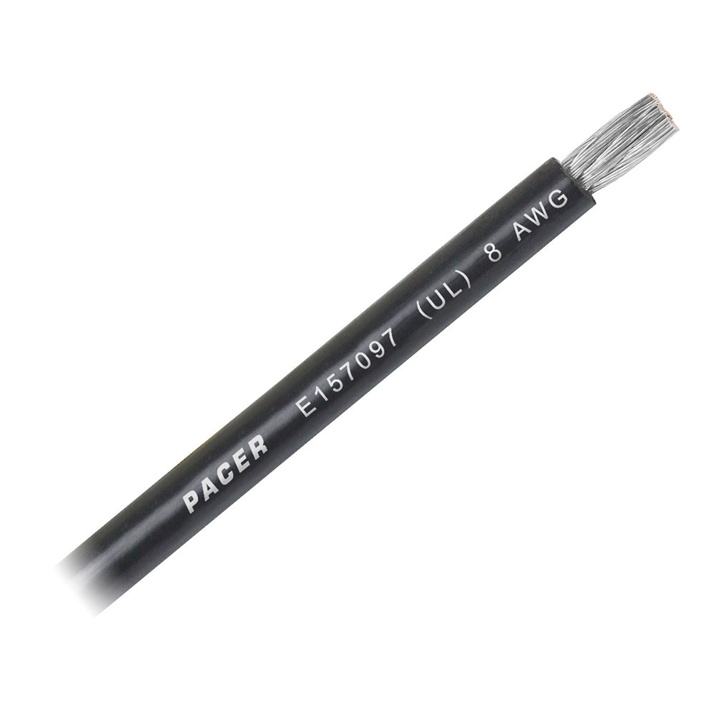 Black 8 AWG Battery Cable - Sold By The Foot