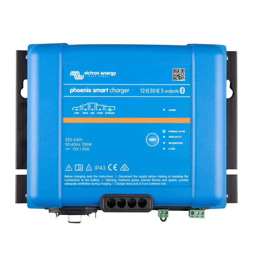 Phoenix Smart IP43 Charger 12/50 (3) 120-240VAC Requires 5-15P Mains Cord