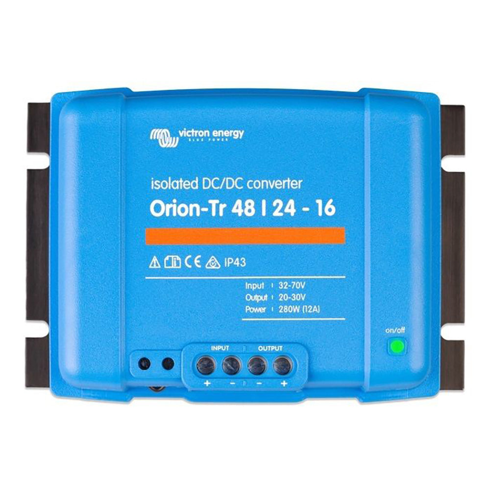 Orion-TR DC-DC Converter - 48 VDC to 24 VDC - 16AMP Isolated
