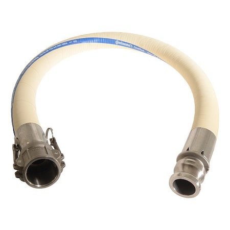 3" X 25' WHT FLXWNG FOOD SS SS C+E