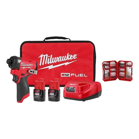 Impact Driver Kit, 3600 RPM, 12 V DC
