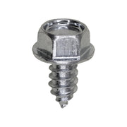 14 x 1/2" Indented Hex Washer Head Tapping Screw 3/8" Af Zinc