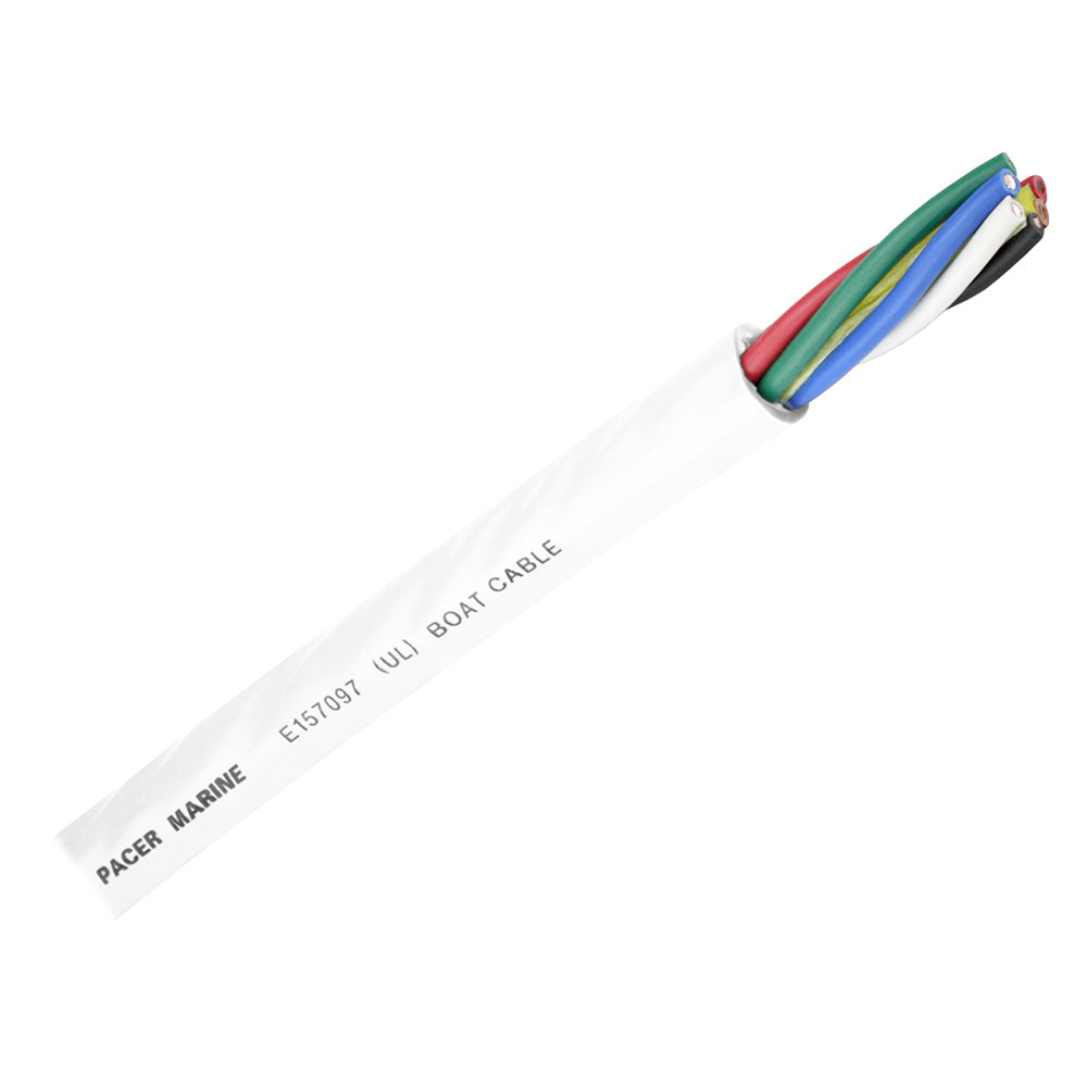 Round 6 Conductor Cable - 100' - 14/6 AWG - Black, Brown, Red, Green, Blue & White